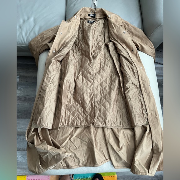 NWT - Izzue Women’s Tie-Fastening Trench Coat - Size M - Picture 6 of 10